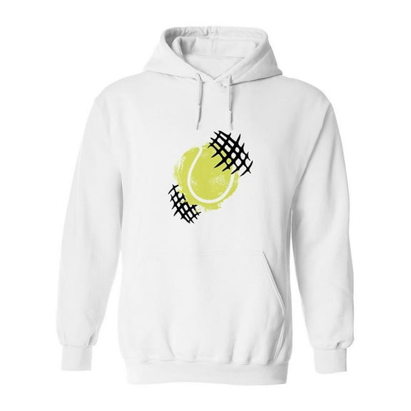 Tennis Ball And Trail Net Hoodie Men -SPIdeals Designs, Male 4X-Large