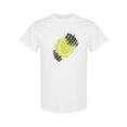 thumbnail image 1 of Tennis Ball And Trail Net T-Shirt Men -SPIdeals Designs, Male Small, 1 of 4