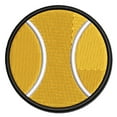 thumbnail image 1 of Tennis Ball Applique Multi-Color Embroidered Iron-On Patch - 2.0 Inch Mini, 1 of 5