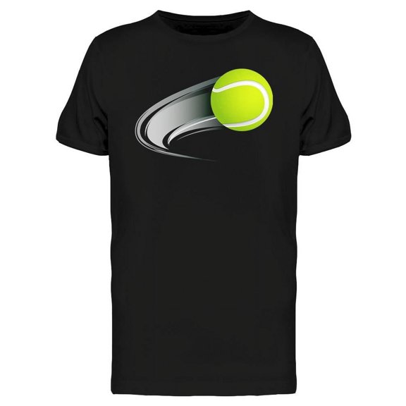 Tennis Ball Flying T-Shirt Men -Image by Shutterstock, Male Medium