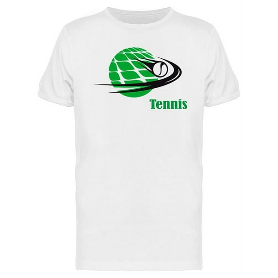 Tennis Ball Hit T-Shirt Men -Image by Shutterstock, Male Large