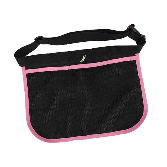 Tennis Ball Holder Pickleball Waist Pouch Waist Bag Pouch Carrier Pickleball Ball Holder Pickleball Bag Carrier for Outdoor Travel Pink