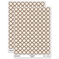 thumbnail image 1 of Tennis Ball 200+ Round Stickers - Brown - Matte Finish - 0.50" Size, 1 of 3