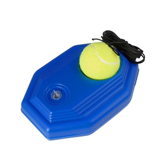 Tennis Ball Training Baseboard, 2026 Upgrade Solo Tennis Rebounder Trainer Equipment for Beginners- Portable Self-Practice Baseboard for Backyard Parks(Blue)