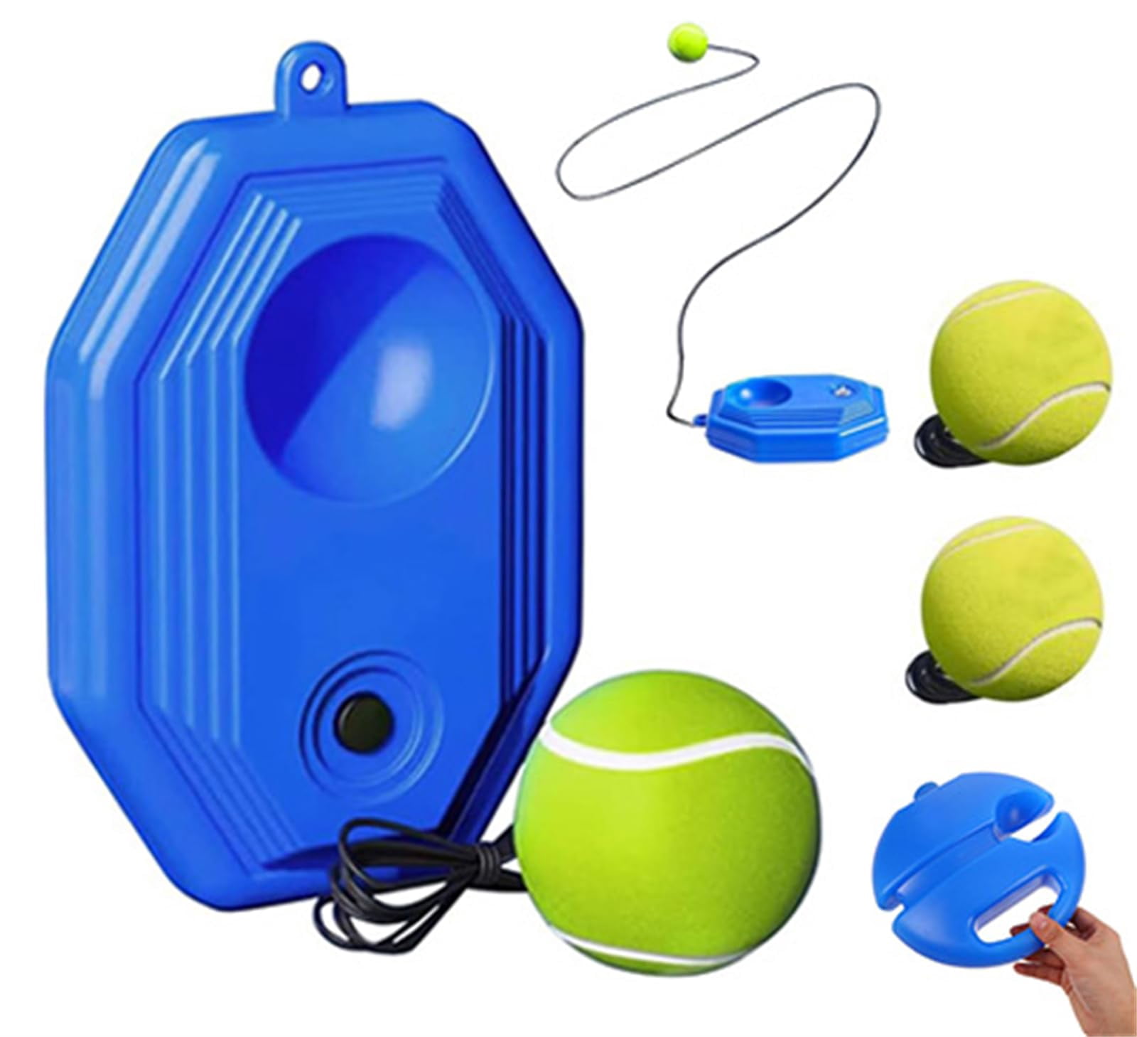 Tennis Ball Training Baseboard, Tennis Training Rebounder, with Blue ...