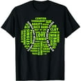 thumbnail image 1 of Tennis Ball Word Cloud Shirt | Cool Tennis Players Tee Gift, 1 of 3