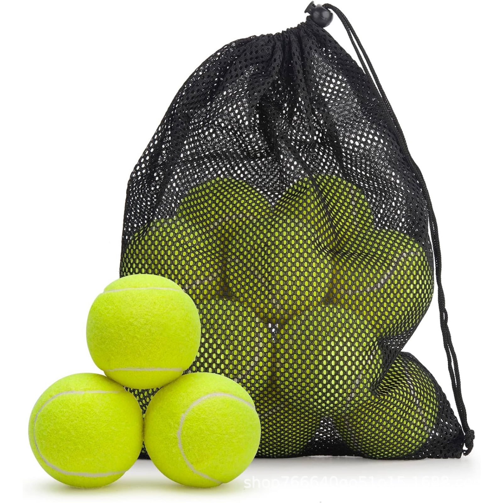 Tennis Balls, 2.5 Inch Diameter Yellow, Pack of 20,Suitable for Beginners Tennis Players Training Practice