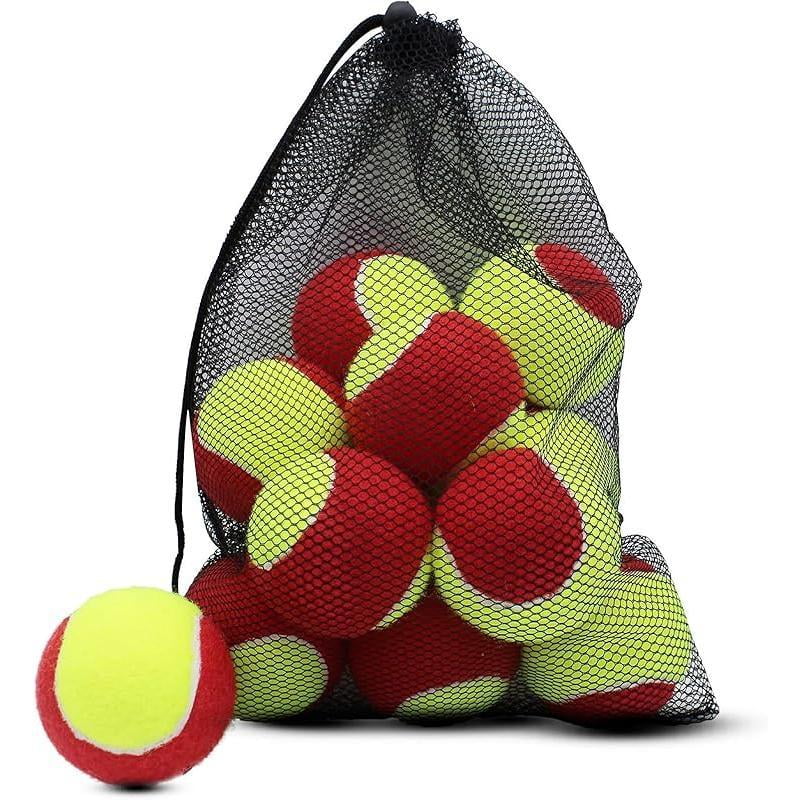 Tennis Balls, 20 Pack Low Compression Stage Tennis Ball for Beginners ...