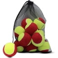 thumbnail image 1 of Tennis Balls, 20 Pack Low Compression Stage Tennis Ball for Beginners Youth Kids Training Practicing with Mesh Bag for Easy Transport, 1 of 7