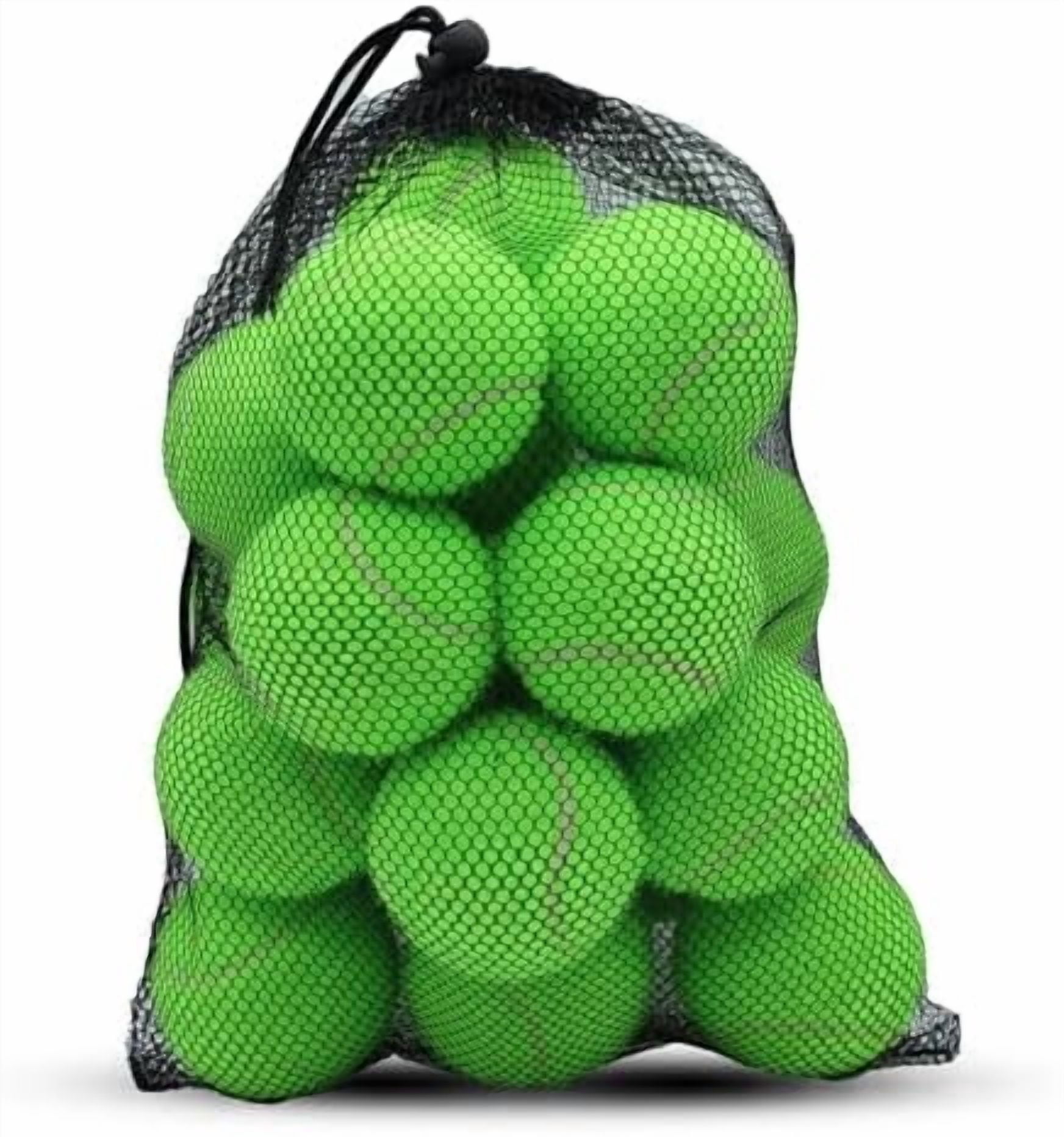 Tennis Balls, 20 Pack Training Tennis Balls,High Elasticity Practice Tennis for Beginner, Exercise Playing Balls for Pet Dog Light Green