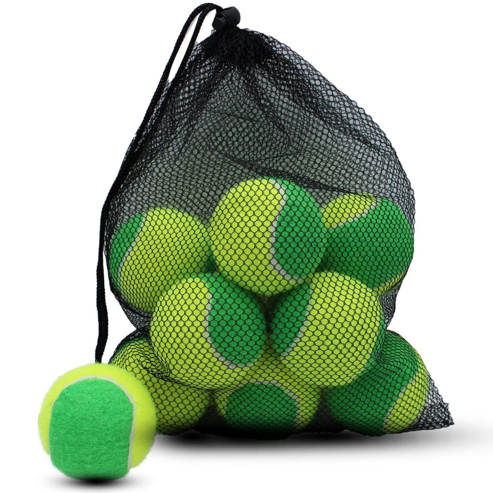 Tennis Balls, Fluorescent Green 2.5 Inch, Pack of 20,Suitable forBeginner Tennis Players Practice