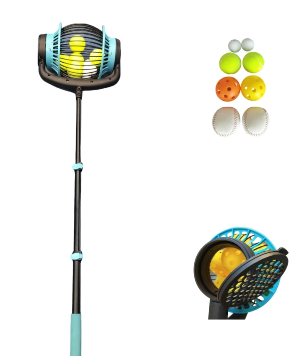 Lot De 2 Ramasse-balles De Pickleball Universels, Grip Silicone, Accessoires Neufs