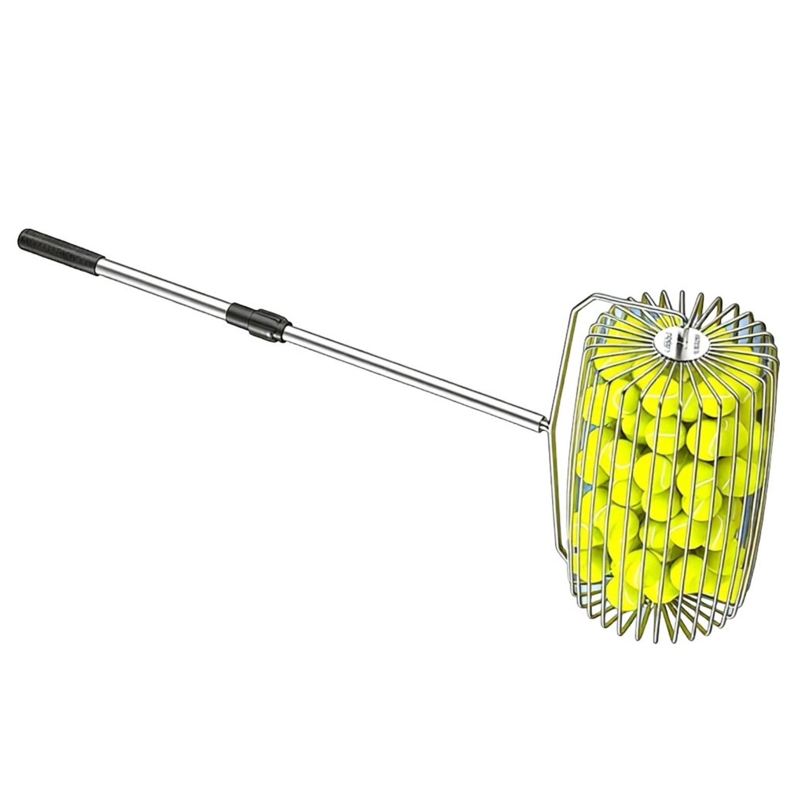 Tennis Balls Retrievers with Handle Pickleballs Pickup Hoppers Pickleballs Tennis Balls Collector Basket Pickers Upper