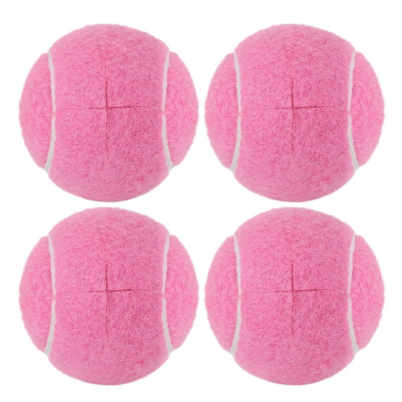 Tennis Balls For Walkers Pre Cut 4pcs Walker Tennis Balls Precut,Pre-Cut Ball For Walker Feet And Chair Legs,Universal Walker Glides Ball For Floor Protection,Fits Most Legs(Pink,2.5 Inch)