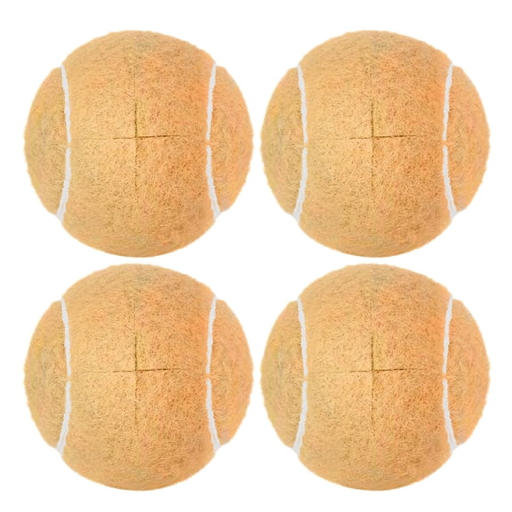 Tennis Balls For Walkers Pre Cut 4pcs Walker Tennis Balls Precut,Pre-Cut Ball For Walker Feet And Chair Legs,Universal Walker Glides Ball For Floor Protection,Fits Most Legs(Beige,2.5 Inch)