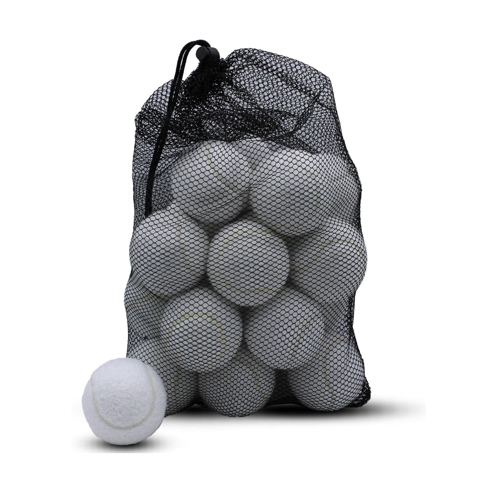 Tennis Balls, White 2.5 Inch, Pack of 20,Suitable for Tennis Beginners and Tennis Practice