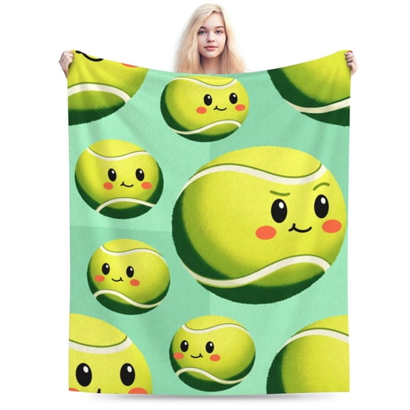 Tennis Blanket ,Tennis Throw Blanket,Super Soft and Cozy Flannel Gifts ,Women for All Seasons 50x40