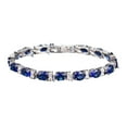 thumbnail image 1 of Tennis Bracelets For Women Multiple Colors Bracelets Birthstone Bracelets Sterling Silver Tennis Bracelets Charm Fine Jewelry Birthday Jewelry For Women Mom, 1 of 8