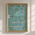 thumbnail image 1 of Tennis Court Art Preppy Sports Poster Wall Art Design 3, Stretched Canvas 16x20in, 1 of 4