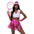 thumbnail image 1 of Tennis Court Hottie Women's 5pc Halloween Cosplay Costume, 1 of 4