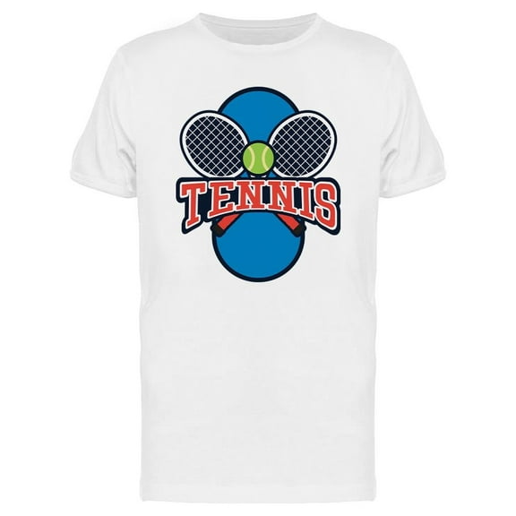 Tennis Court   T-Shirt Men -Image by Shutterstock, Male Small