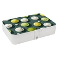 thumbnail image 1 of Tennis Decorative PU Leather Jewelry Organizer Box with Removable Compartment: Portable Display Case, 1 of 6