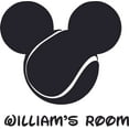 thumbnail image 1 of Tennis Design Customized Wall Art Vinyl Decal - Custom Vinyl Wall Art - Personalized Name - Baby Girls Boys Kids Bedroom Decal Room Wall Art Stickers Decoration Size (10x8 inch), 1 of 1