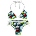 thumbnail image 1 of Tennis Detachable Sponge Adjustable Strap Bikini Set Two-Pack Swimsuits for All Occasions, 1 of 6
