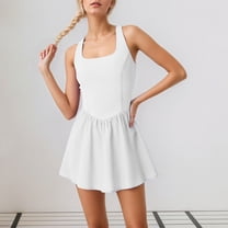 Tennis Dress With Built In Shorts And Bra Adjustable Straps Athletic Dress For Women Summer Active Workout Dress Women Casual Summer plus Size Casual Dresses Women Dresses Cute Dresses for Women Neck