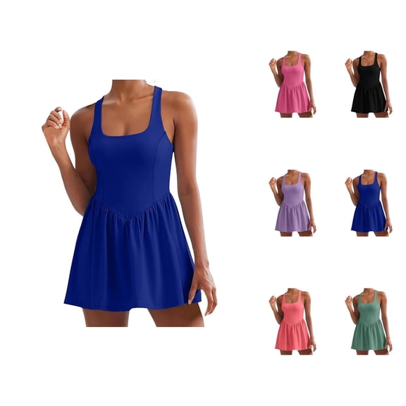 Tennis Dress Golf Dresses for Women Summer Lightweight Quick Drying Moisture Wicking Workout Dress Athletic Dresses