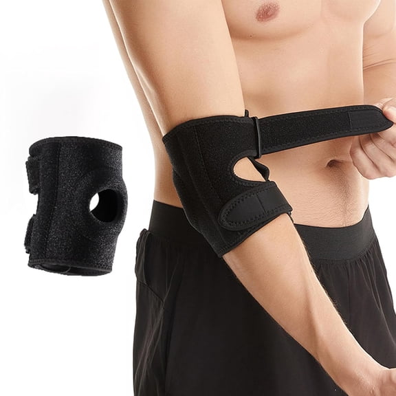 Tennis Elbow Brace, Adjustable Compression Support for Tennis Golf Sports | Adjustable Elbow Support Brace with Compression Strap for Tennis, Golf, Pickleball, Fitness and Daily Activities