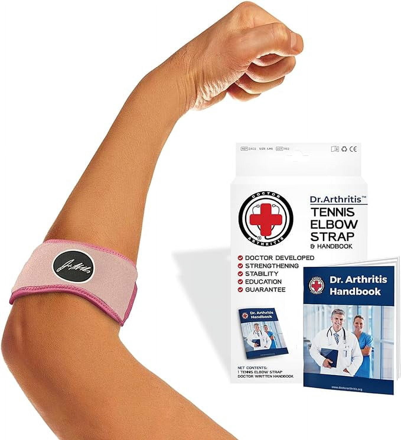 Tennis Elbow Brace & Golfers Elbow Band, Pain Relief for Tendonitis