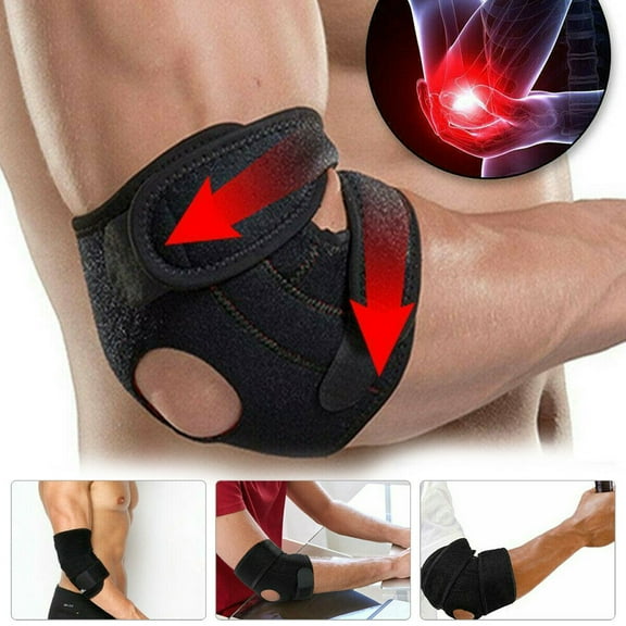 Tennis Elbow Brace Support Sleeve Arthritis Tendonitis Arm Joint Pain Band Wrap