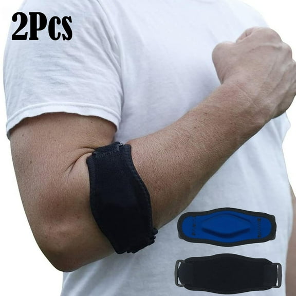Tennis Elbow Brace with Compression Pad 2 Pack,Tennis Golf and Elbow Muscle Pain Relief