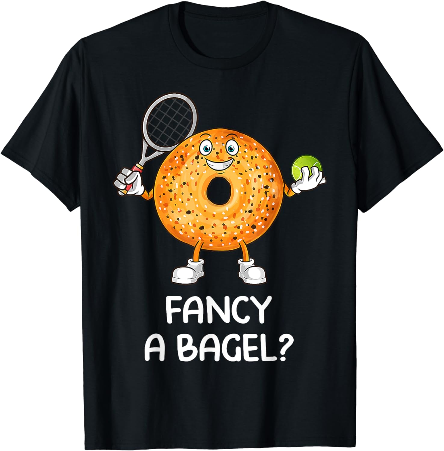 Tennis Fancy Bagel Tennis Player Sport Lover TShirt