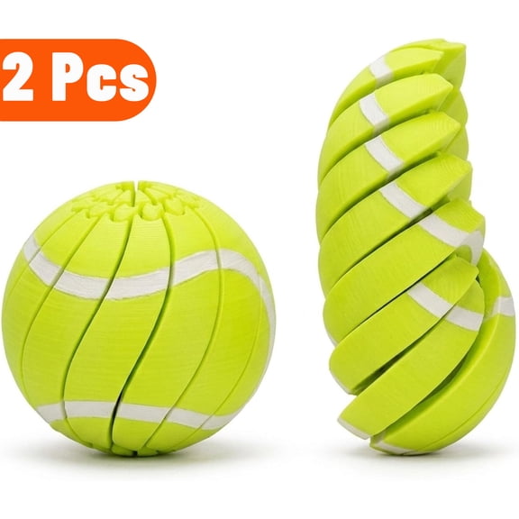 Tennis Fidget Ball,3D Printed Twist And Turn Stress Relief Desk Fidget,Relieve Anxiety Sensory Puzzle,3D Printed Fidget,Small Fidget,Sensory Fidget,Stress Relief Adults,Bulk Fidgets
