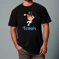 thumbnail image 1 of Tennis For Daughter Cute Sport Player Family Graphic Unisex T-Shirt, up to Size 5XL, 1 of 2