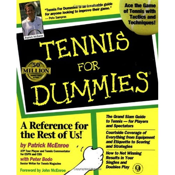 Pre-Owned Tennis For Dummies (Paperback) 076455087X 9780764550874