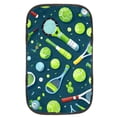 thumbnail image 1 of Tennis Furry Printed Soft Comfortable Armrest Cover Car Armrest Accessory 12.5x8.2 Inch, 1 of 6
