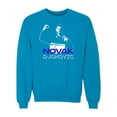 thumbnail image 1 of Tennis GOAT Novak Tribute - Gold Medal Winner Unisex Crewneck Sweatshirt (Sapphire, X-Large), 1 of 1