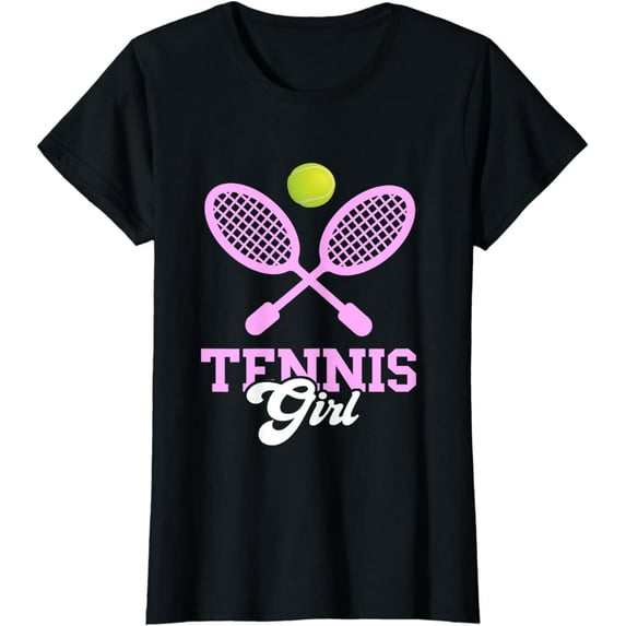 Tennis Girl Tennis Lover Tennis Racquet Tennis Ball Lover T-Shirt