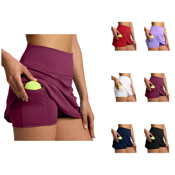 Tennis Golf Skirts for Women 2026 Summer Lightweight Breathable Stretchy High Waisted Athletic Skorts with Pockets