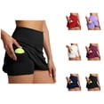 thumbnail image 1 of Tennis Golf Skirts for Women 2026 Summer Lightweight Breathable Stretchy High Waisted Athletic Skorts with Pockets, 1 of 9