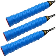 Tennis Grip Tacky Tennis Racket Grip Tape Absorbent Anti-slip Tennis Overgrip for Tennis Badminton Pickleball Racquet Handle Grip with Damping Ridges Overgrips and Overwraps