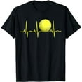thumbnail image 1 of Tennis Heartbeat Shirt Tennis T-Shirt for Players & Coaches T-Shirt, 1 of 5