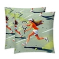 thumbnail image 1 of Tennis Inserts with Unique Patterns - Set of 2 - 16x16, 18x18, 20x20 inches for Throw Pillow Covers - Various Occasions, 1 of 6