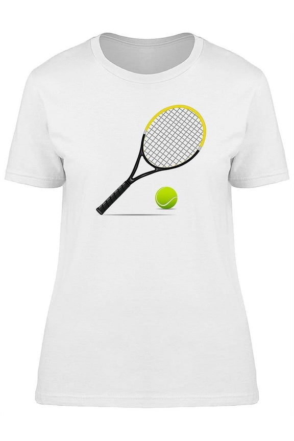 Tennis Items T-Shirt Women -Image by Shutterstock, Female Medium