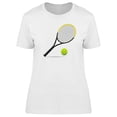 thumbnail image 1 of Tennis Items T-Shirt Women -Image by Shutterstock, Female Small, 1 of 2