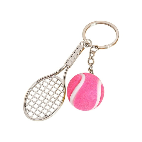 Tennis Keychain - Alloy Pendant, Sports Souvenir - Durable, Reusable, Decorative - for Sports Fans and Gifts