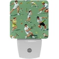 thumbnail image 1 of Tennis LED Square Night Lights - Energy Efficient and Contemporary Design - for Bedrooms and Hallways - Includes Sensor with Auto on/Off - Easy Installation, 1 of 6